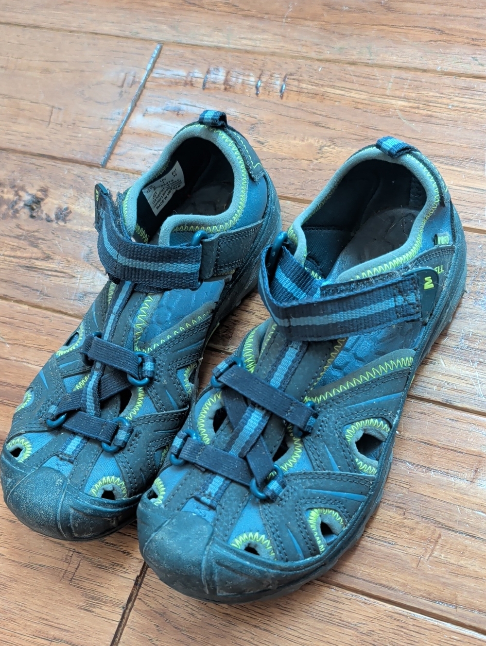 Merrell Hydro H2O Hiker Closed-Toe Active Sandals - Blue/Teal